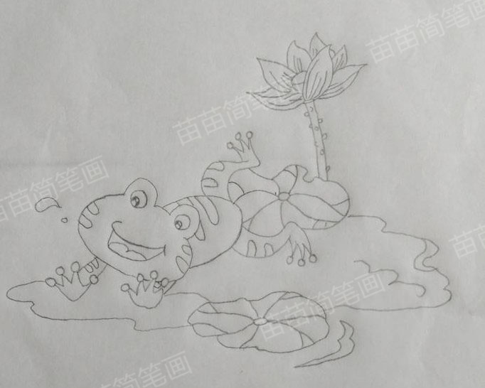 小青蛙简笔画教程：如何绘制简单又漂亮的青蛙
