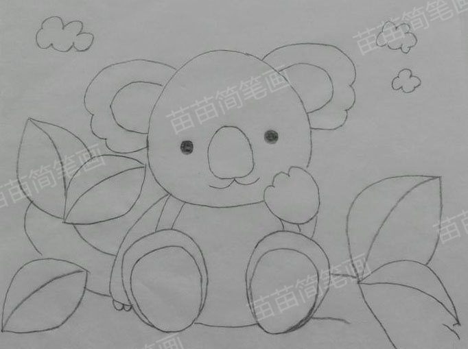树袋熊简笔画怎么画，树袋熊简笔画简单画法