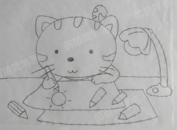 小猫画画简笔画教程：如何画出可爱又简单的简笔画