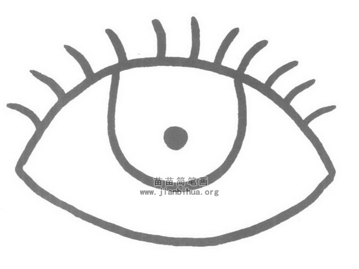 眼睛简笔画教程：一步步教你如何画出精美的眼睛