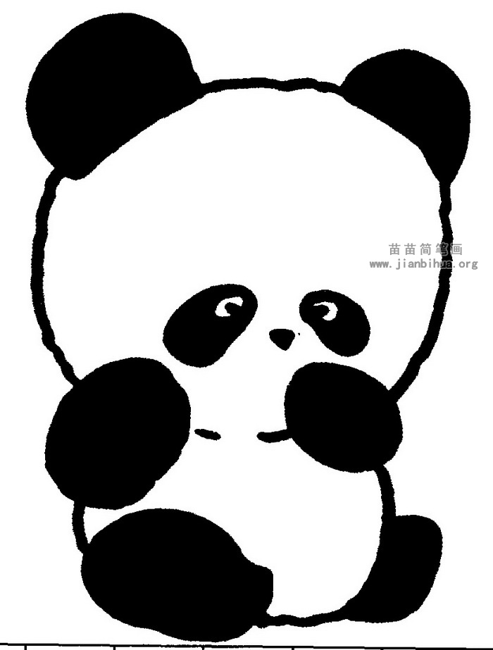 熊猫简笔画图片与知识