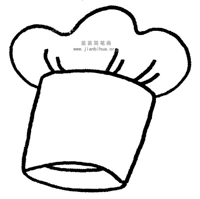 简笔画教程：如何画出可爱的厨师帽，配以儿歌和科普知识