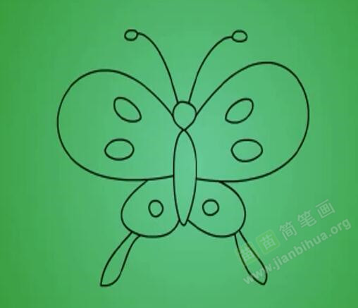 蝴蝶简笔画教学：如何绘制一只美丽的蝴蝶