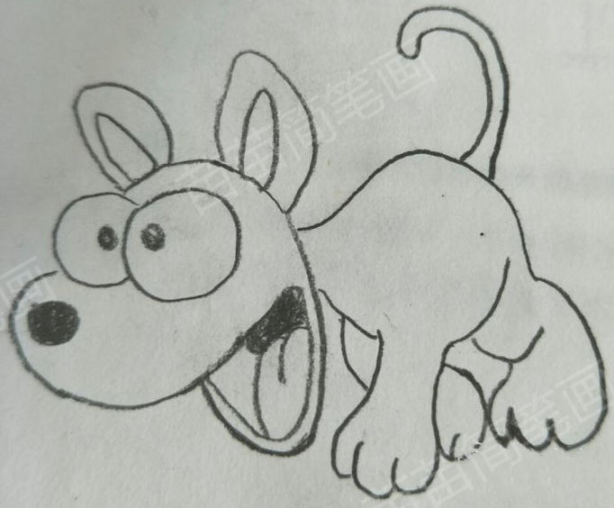小狗简笔画教程：如何画出令人惊叹的简笔画