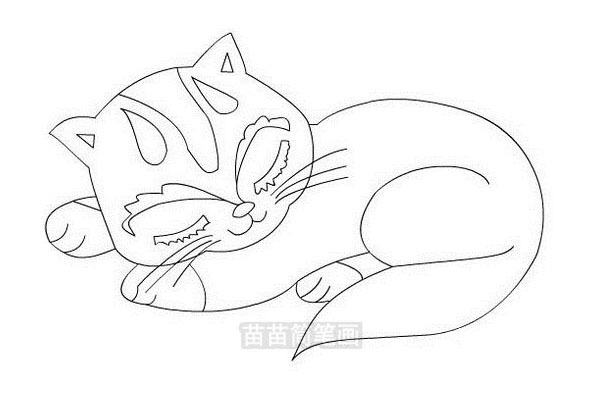 如何绘制简单又漂亮的小猫简笔画