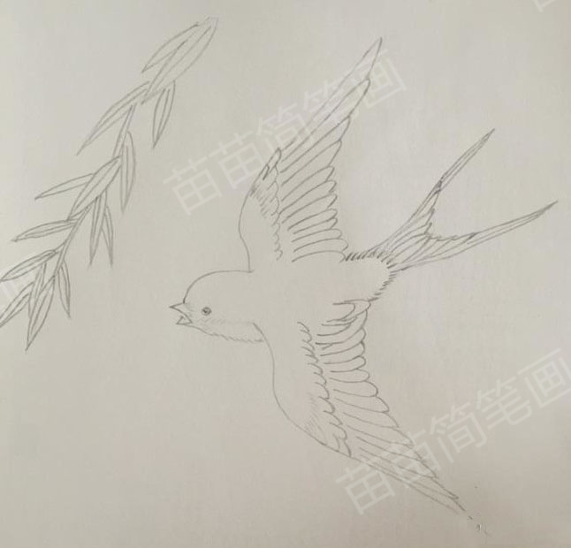 燕子简笔画教程：简单易学，让你轻松画出可爱燕子