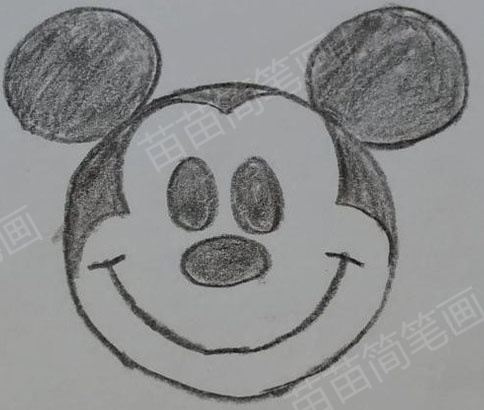 米老鼠简笔画教程：如何画出可爱又简单的米奇