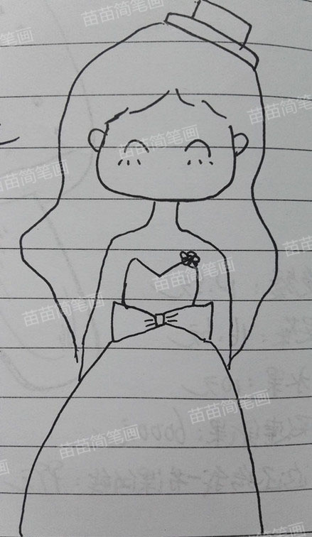 小女生简笔画教程：如何绘制简单可爱的简笔画