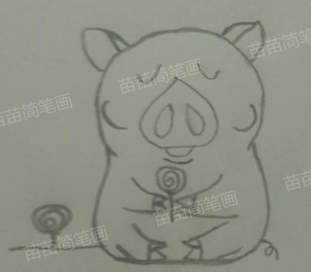 小猪简笔画教程：如何画出可爱的猪猪