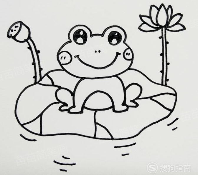 小青蛙简笔画教程：简单又美观的绘画方法