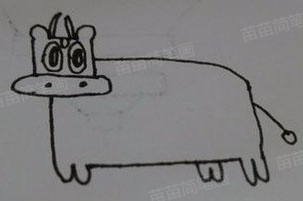 小牛简笔画教程：如何简单画出好看的小牛