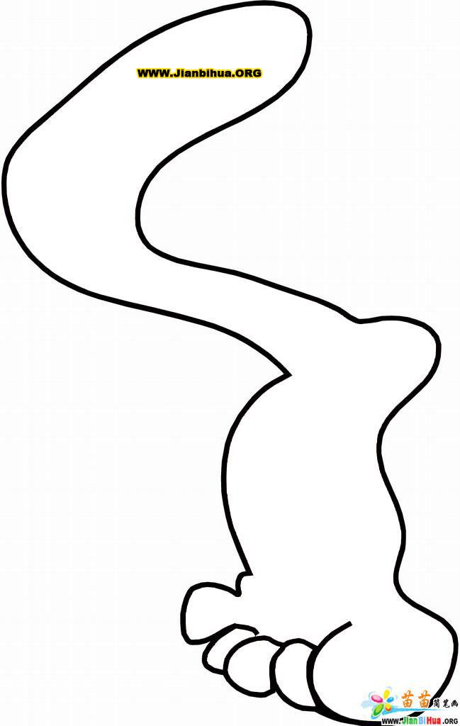脚的简笔画步骤教程：教你如何画7种不同风格的脚