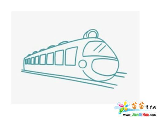 火车简笔画图片,手绘火车,火车绘画
