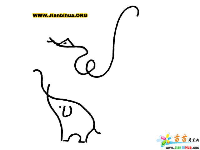 简笔画技法图谱——动物简笔画教程
